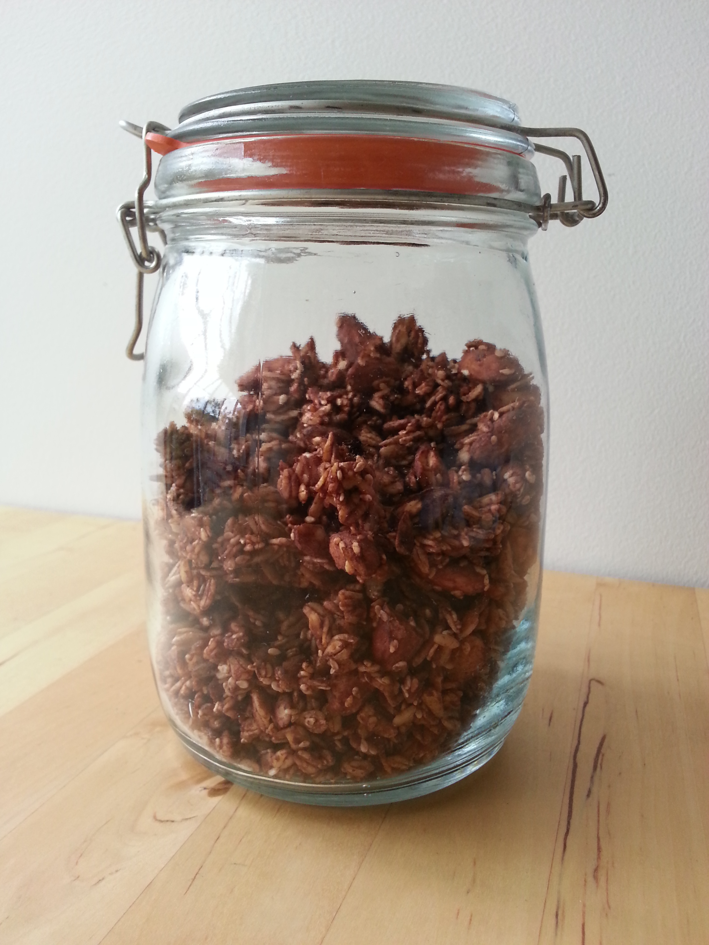 Cacao almond granola